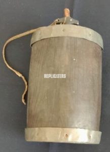 British Army Anglo-Zulu War Wooden Water Bottle – 1871 Pattern Valise Equipment