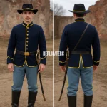 union yellow piping federal tunic cavalry