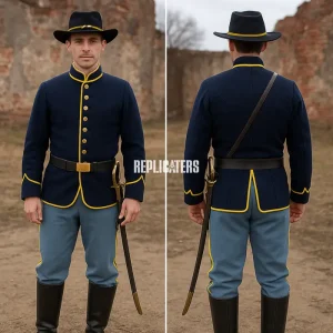 union yellow piping federal tunic cavalry