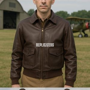 U.S. Army Air Forces AN-J-3 Flight Jacket – WWII Joint Army-Navy Leather Flying Jacket