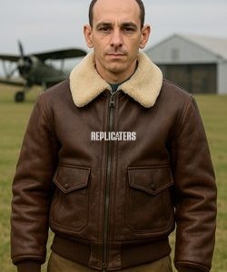 U.S. Army Air Forces Type B-3 Shearling Flight Jacket – WWII Bomber Crew  (Available in your choice ofBison/Cape buff/Cowhide/goatskin/horse hide/sheepskin/South American cow leather/Texas steer hide)