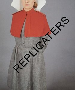 WW2 British Nurse's ward Dress-grey dress with red cape.