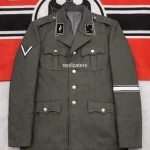 ww2 german waffen grey color service uniform