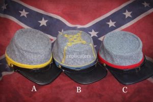 Confederate States Army Kepi (Infantry, Officer & Artillery Variants – Civil War)