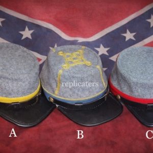 Confederate States Army Kepi (Infantry, Officer & Artillery Variants – Civil War)
