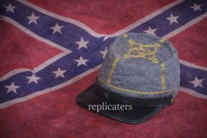 Confederate States Army Officer Kepi (Grey Wool, Private-Purchase Pattern)