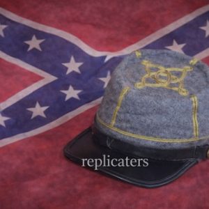 Confederate States Army Officer Kepi (Grey Wool, Private-Purchase Pattern)