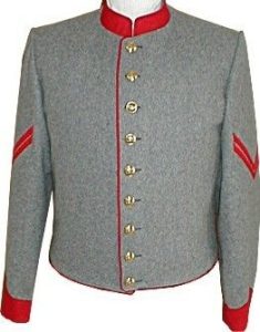 Confederate Army Artillery Shell Jacket – Enlisted & NCO Pattern