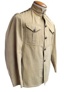 U.S. Marine Corps Early Service Tunic, breeches & leggings (Pre-WWI Khaki Cotton Pattern)