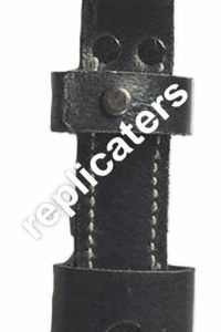 K98 Bayonet Frog – Black Leather Belt Hanger (M84/98) WW2 German army