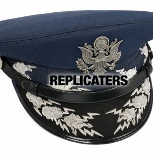 WW2 United States Army General officer’s service dress visor cap (with scrambled eggs)
