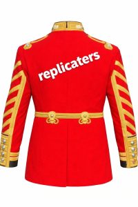 French Napoleonic hussar tunic with gold brandebourgs