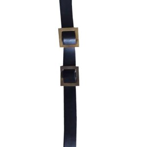 Helmet Chinstrap – M31 Pattern (Black Leather) WW2 German army