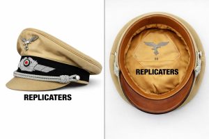 WWII German Luftwaffe tropical officer visor cap