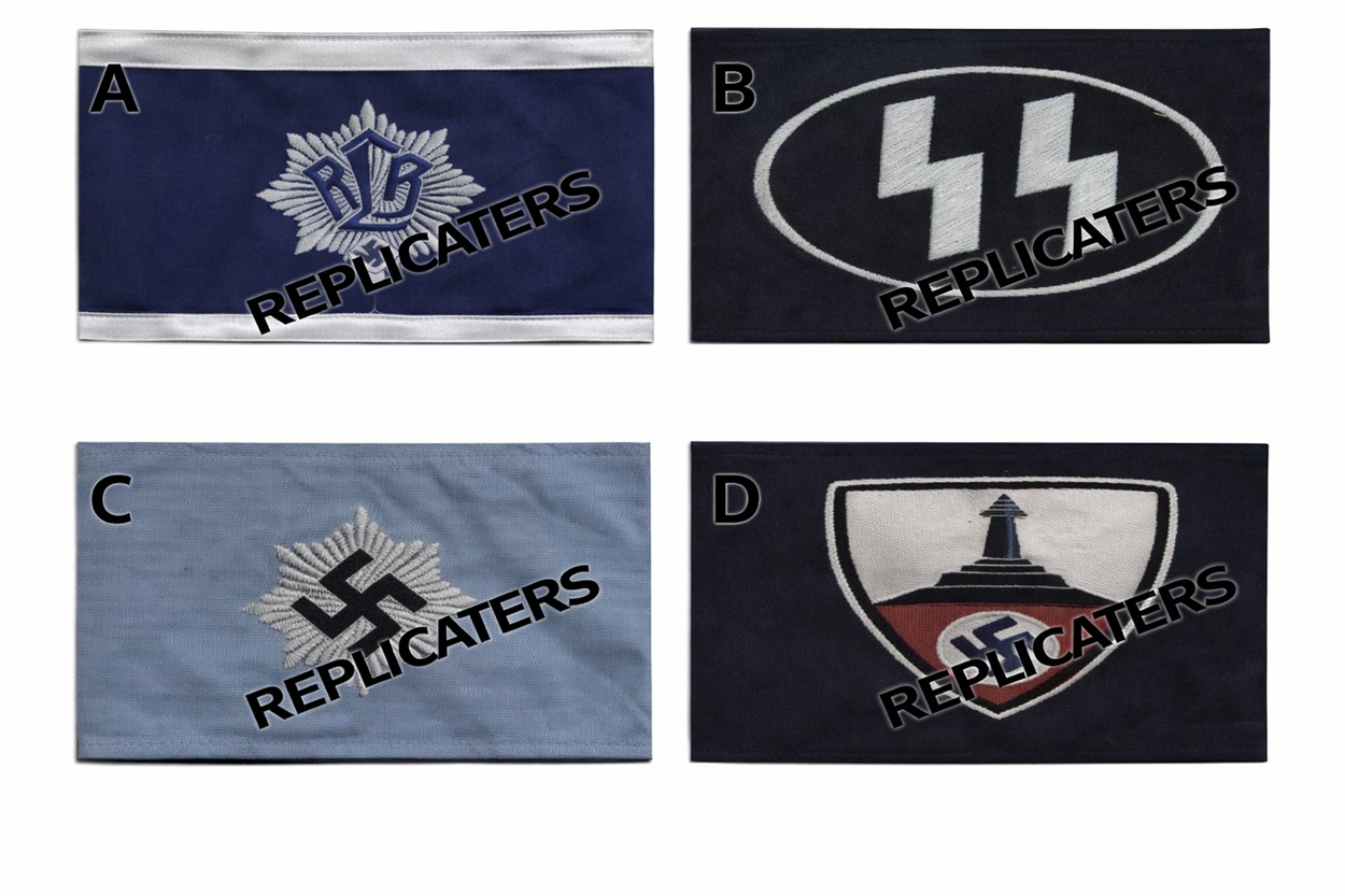 WWII German Armband Collection – SS, Party Service & Organization ...