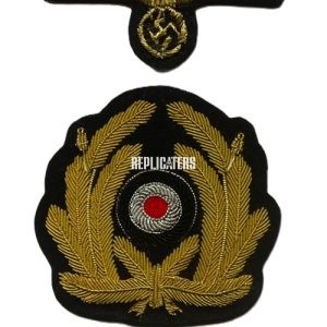 U-boat Commanders Cap badge with cockade & eagle WW2 German Navy (Kriegsmarine)