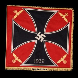 WW2 Leibstandarte SS Adolf Hitler (LSSAH) Waffen-SS battalion ceremonial flag