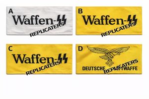 WWII German Armband Collection – Deutsche Luftwaffe & Waffen-SS Identification Variants