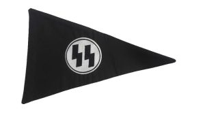 WW2 German SS ceremonial-vehicle identification pennant
