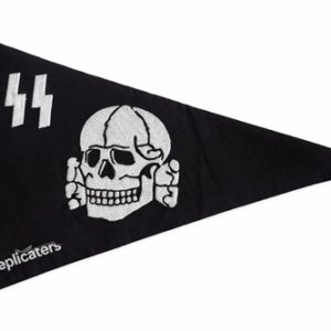 WW2 German SS Totenkopf ceremonial pennant
