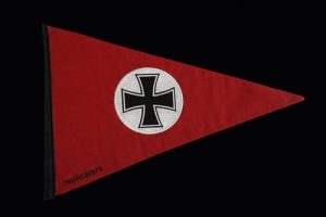 WW2 German Iron Cross ceremonial & vehicle pennant