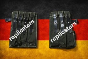 MP38 / MP40 Ammunition Pouches – 6 Cell Magazine Set (Pair) WW2 German army