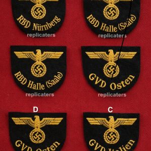 Organizational sleeve shields (Ärmelabzeichen) - ww2 German