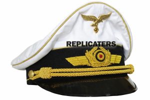 WWII German Luftwaffe officer’s white summer peaked cap