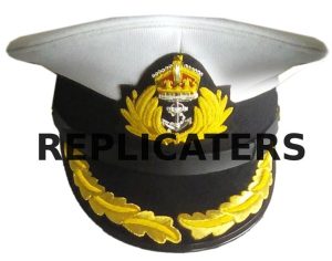 British Royal Navy officer’s peaked cap