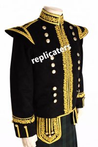 Military or court version of gold embroidered doublet