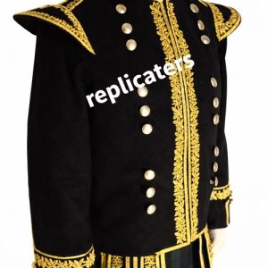 Military or court version of gold embroidered doublet