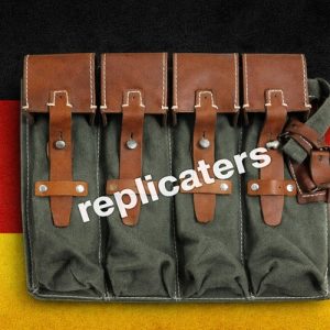 MP44 / StG44 Ammunition Pouches – 3 Cell Magazine Set (Pair) ww2 German army