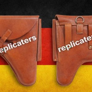 P38 Pistol Holster – Brown Leather (Early Pattern) WW2 German army