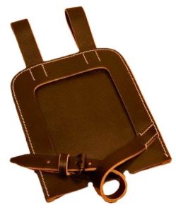 Entrenching Tool Cover – Brown Leather (Early Pattern) WW2 German army