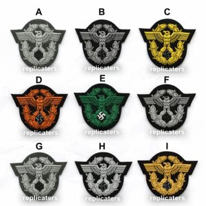 Police (Ordnungspolizei) arm eagles (Ärmeladler) WW2 German