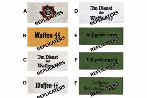 WWII German Armband Collection – NSKK, Waffen-SS, Hilfsgendarmerie & Sicherheitspolizei