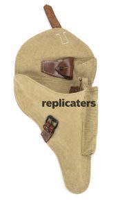 WW2 German DAK Luger P08 Canvas Holster