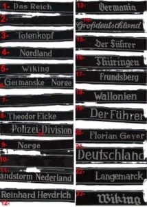 Cuff Titles for WW2 German Army