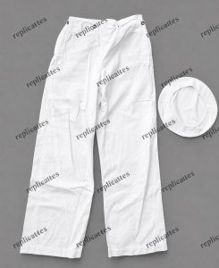 WW2 German Kriegsmaine (Navy) Trouser and cap cover (summer weight/white)
