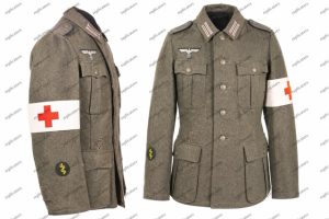 WW2 German Heer M40 Sanitätsdienst Feldbluse – Army Medic Tunic