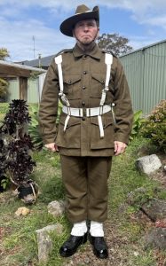 WW2 Australian army set (tunic + trousers+spats+boots)